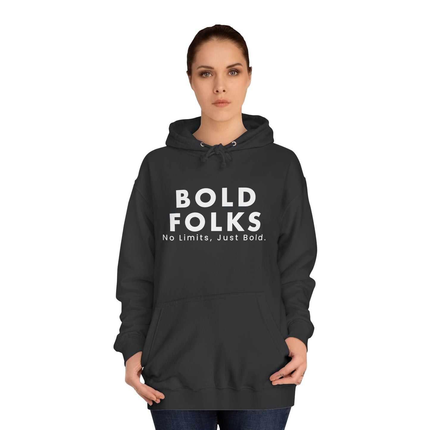 Bold Folks Signature Series Hoodie — Classic Black | Warmth with Attitude.