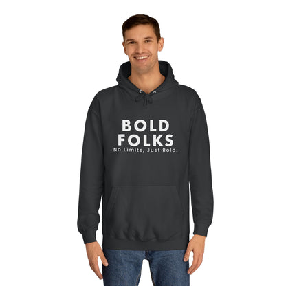 Bold Folks Signature Series Hoodie — Classic Black | Warmth with Attitude.