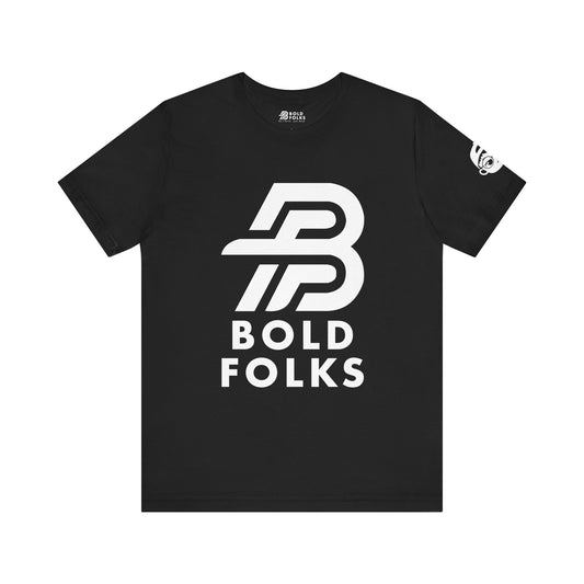 Bold Folks Signature Series Tee — Classic Black | Loud, Even in Silence.